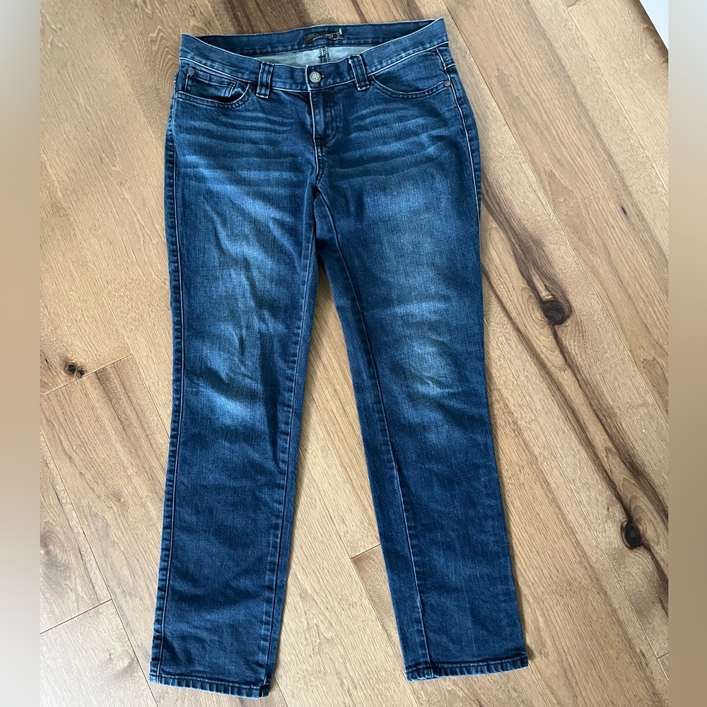 PrAna Dark Blue Straight Leg Women's Jeans - Size 6